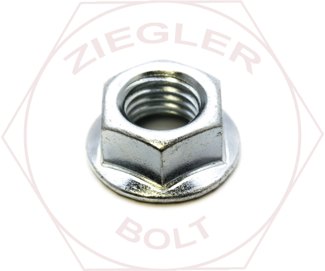 1/4-20 WHIZ FLANGE NUT ZINC