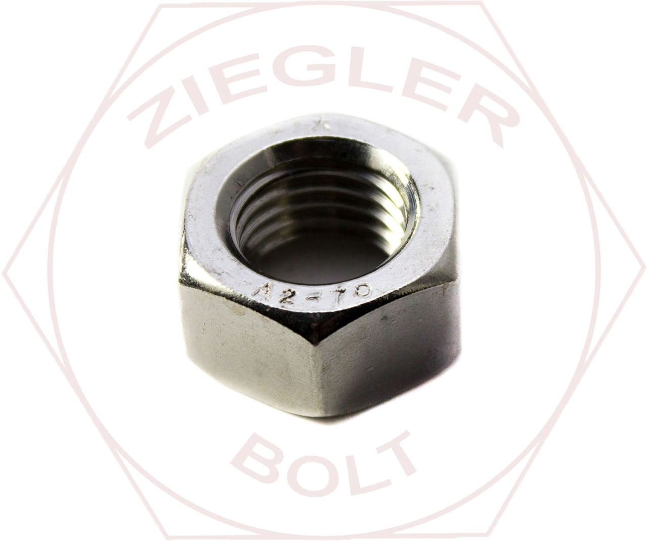 M10-1.5 HEX FINISH NUT DIN 934 A2 STAINLESS