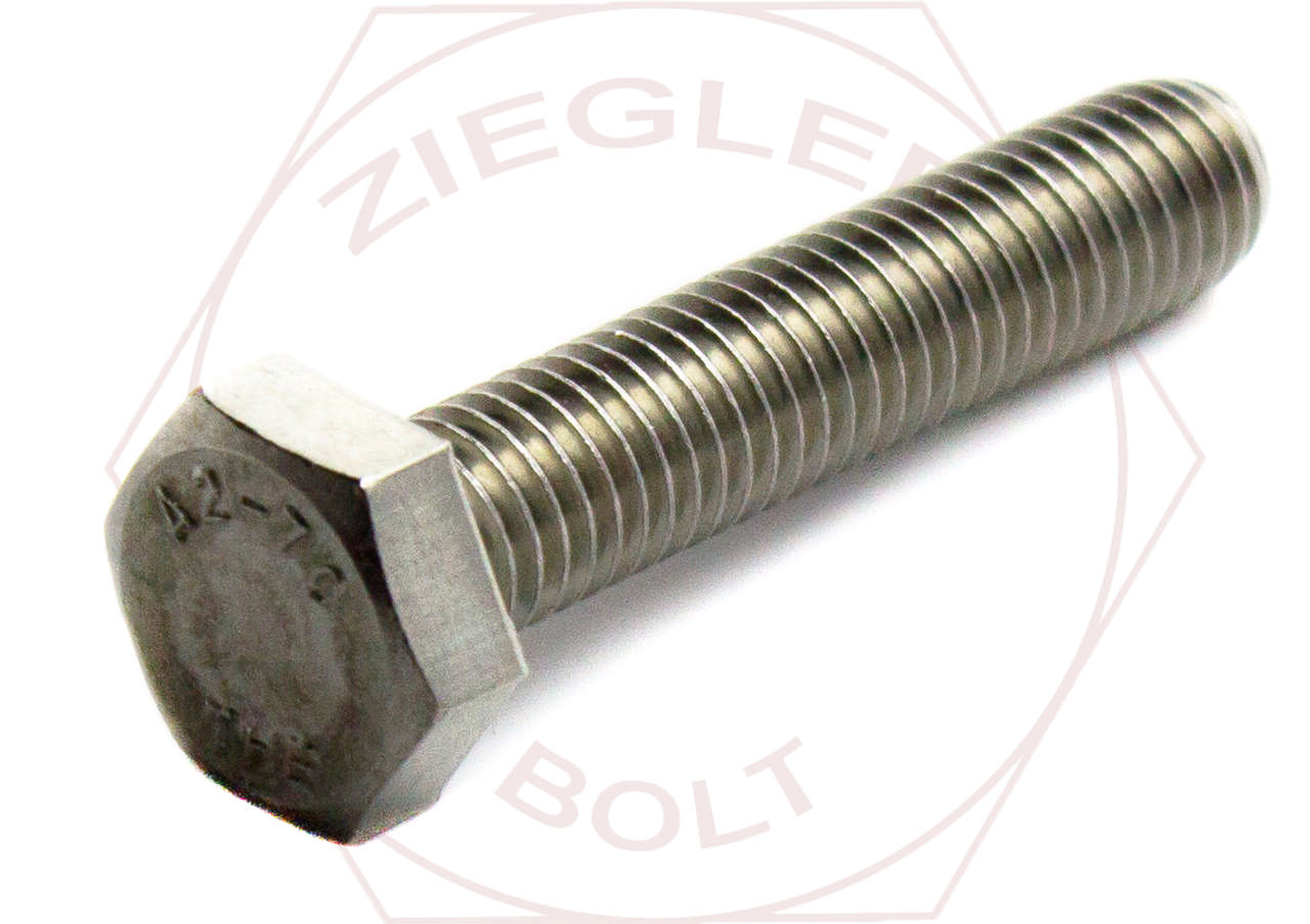M10-1.5 X 100 HEX CAP SCREW DIN 933 A2 STAINLESS