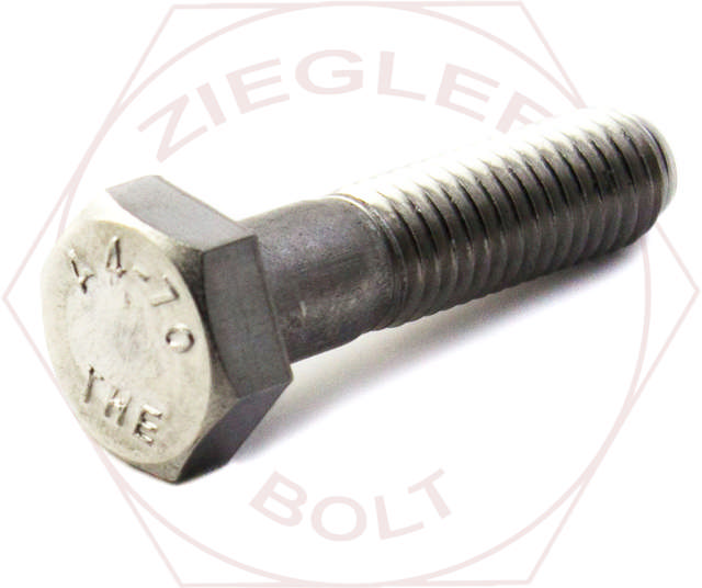 M12-1.75 X 70 HEX CAP SCREW DIN 931 316 STAINLESS