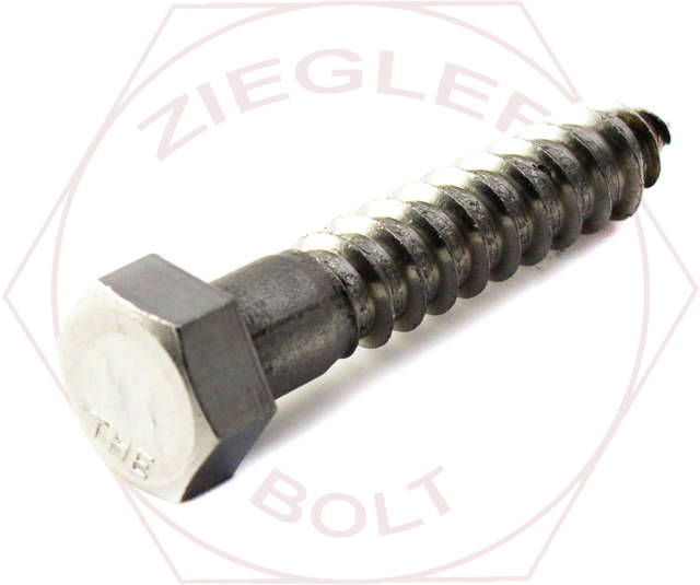1/4 X 2-1/2 HEX LAG BOLT 18-8 STAINLESS