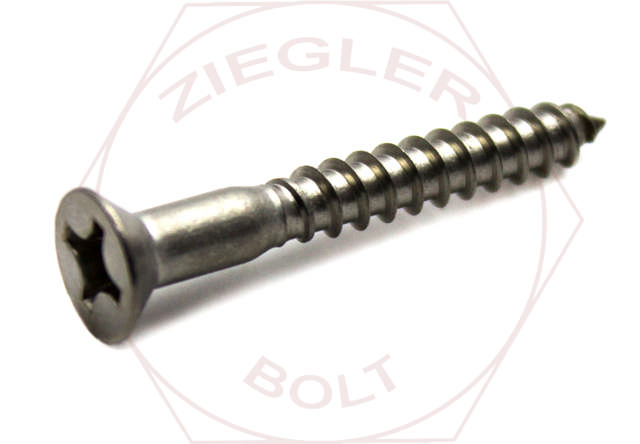 #10 X 1 PHIL FLAT W/S 18-8 STAINLESS