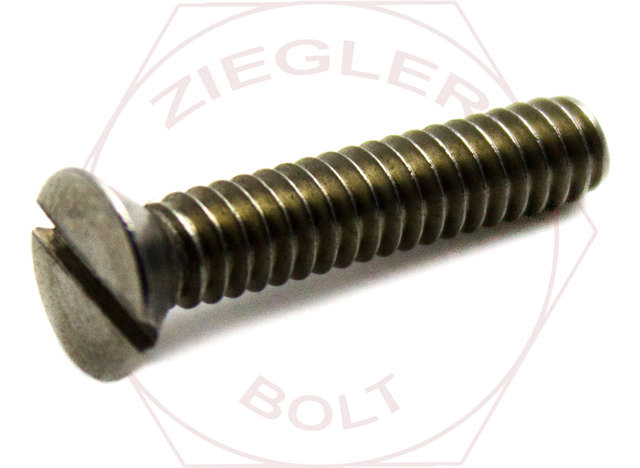 M10-1.5 X 30 SLOT FLAT M/S DIN 963A A2 STAINLESS