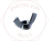 M10-1.5 WING NUT ZINC