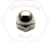 1/4-20 ACORN CAP NUT NICKEL
