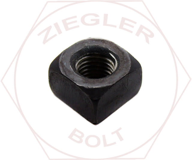 1-1/8-7 HEAVY SQUARE NUT A563A PLAIN