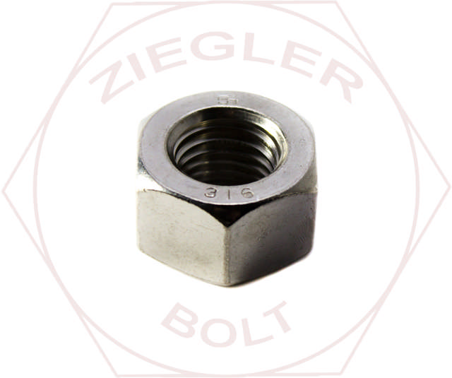 5/16-18 HEAVY HEX NUT 316 STAINLESS