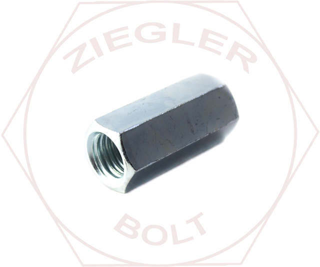 M12-1.75 HEX COUPLING NUT ZINC