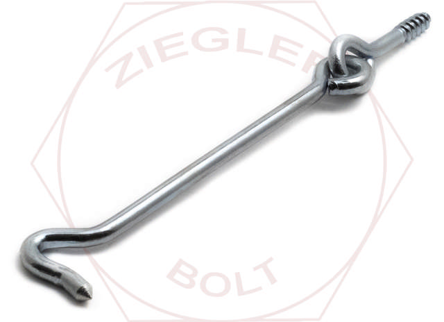 #2 SAFETY GATE HOOK BRASS