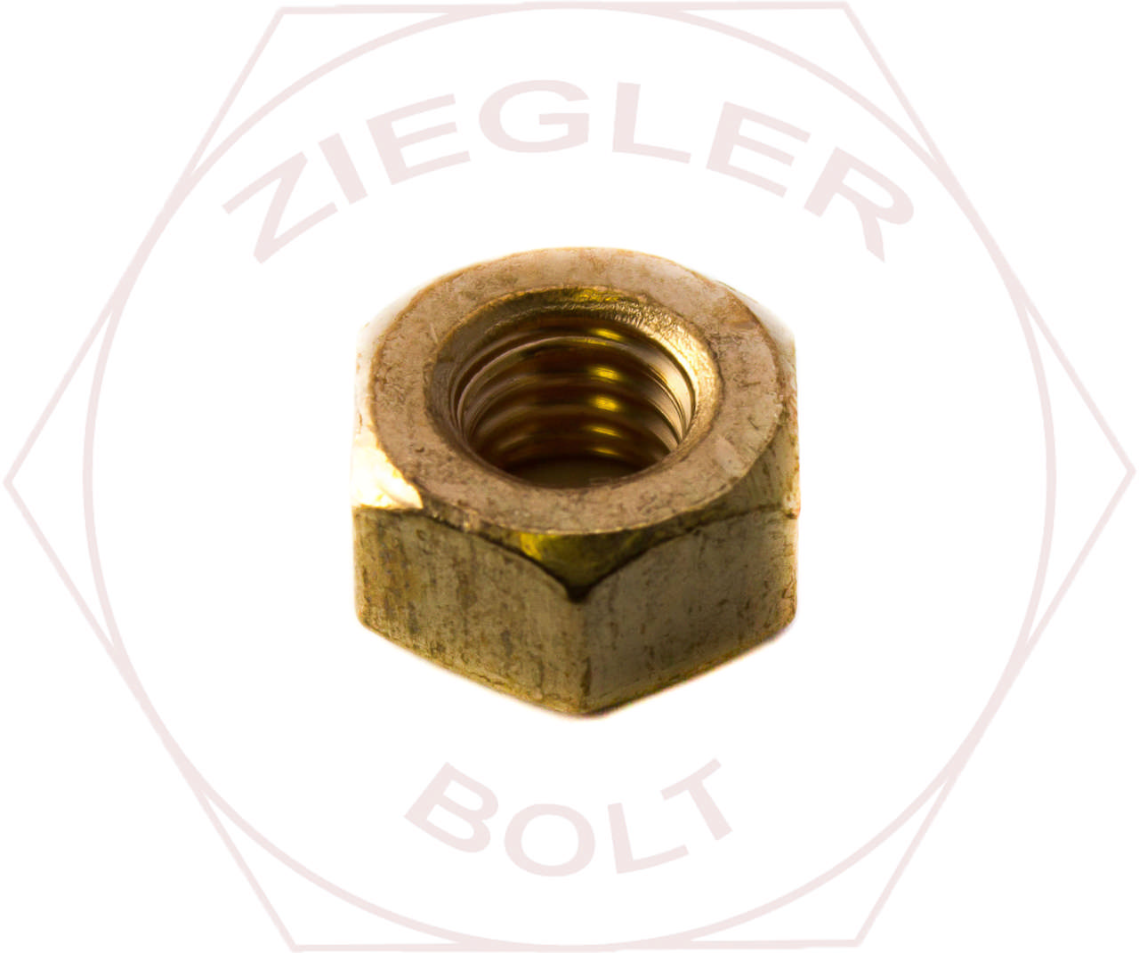 5/16-18 HEAVY HEX NUT SIL/BRNZ