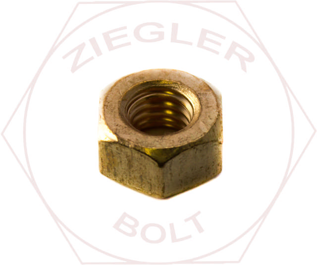 5/16-18 HEAVY HEX NUT SIL/BRNZ
