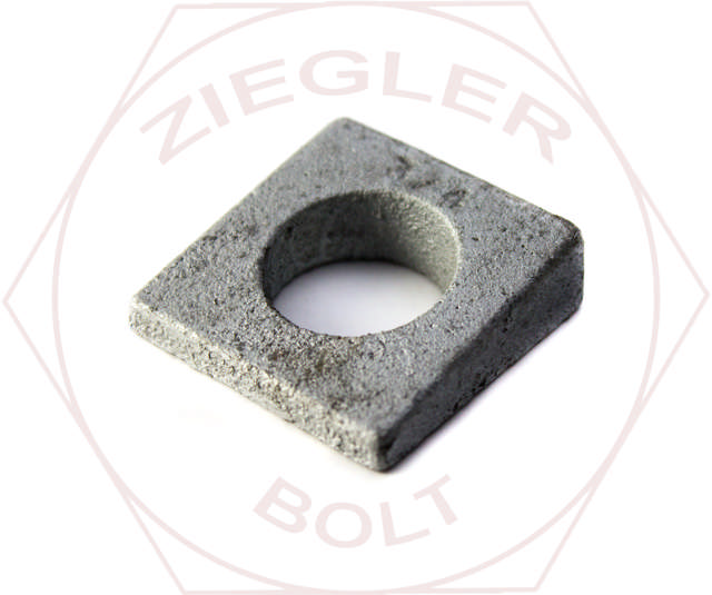 1/4 SQUARE BEVEL WASHER HDG