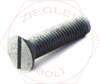 1-8 X 7 1/2 SLOT FLAT CAP SCREW GR 5 MECH/GALV