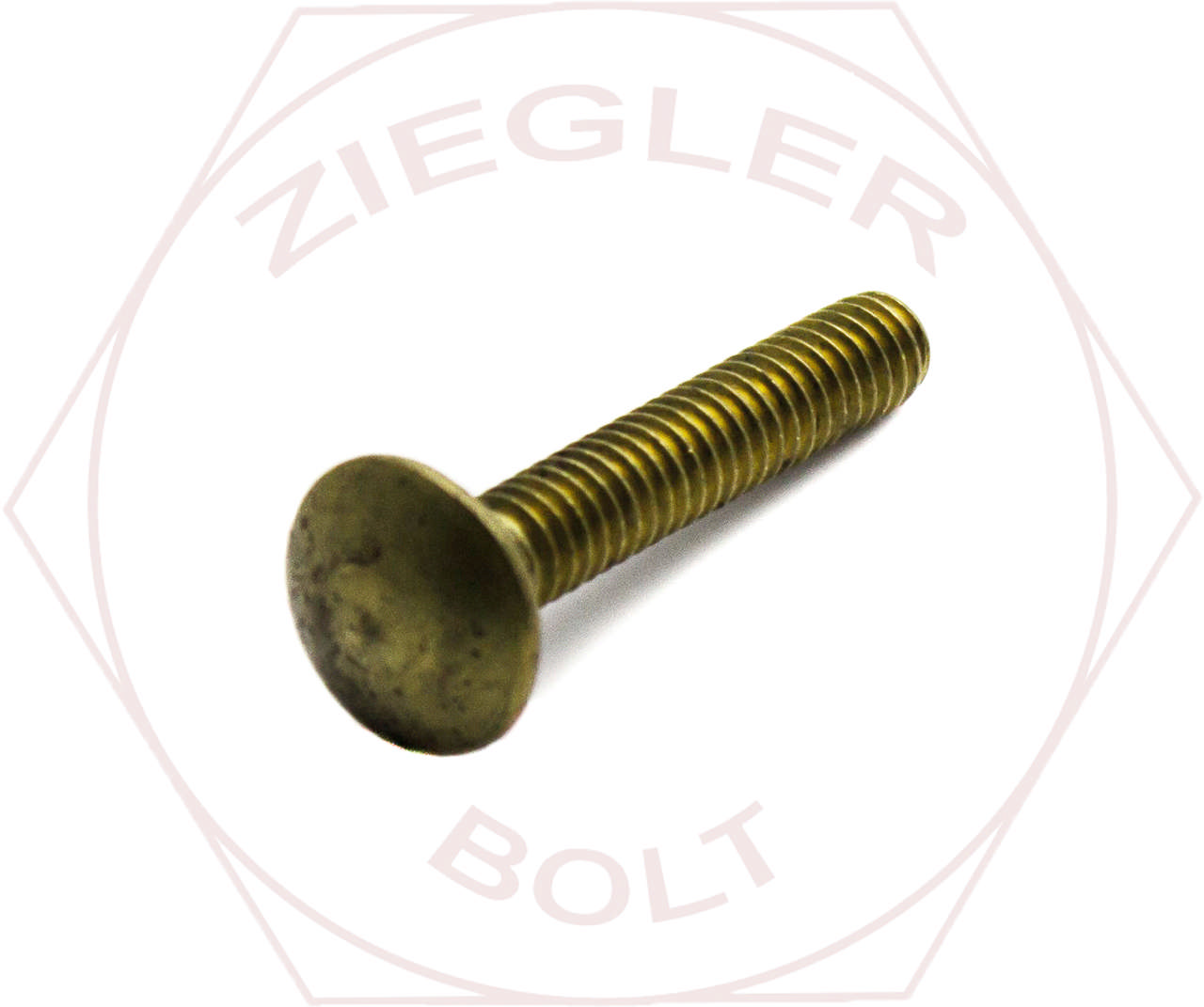 1/4-20 X 1 CARRIAGE BOLT BRASS