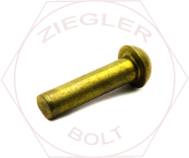 1/8 X 3/16 RIVET-ROUND HD BRASS