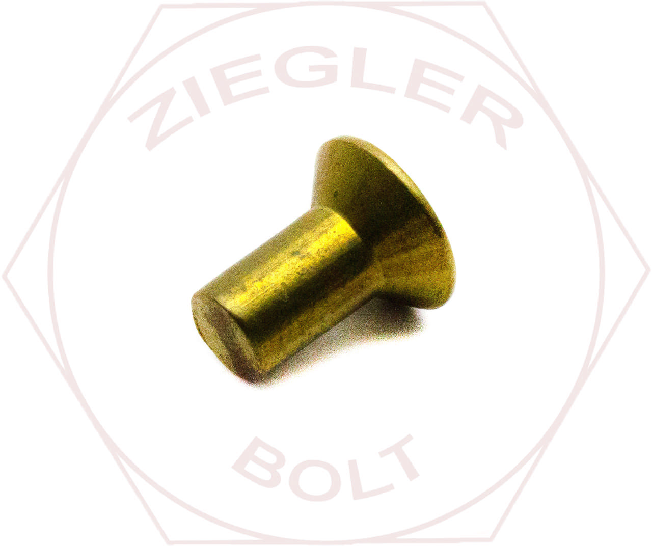 3/16 X 2 CTSK HD SOLID RIVET BRASS