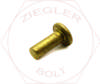 3/16 X 1-1/2 FLAT HD SOLID RIVET BRASS