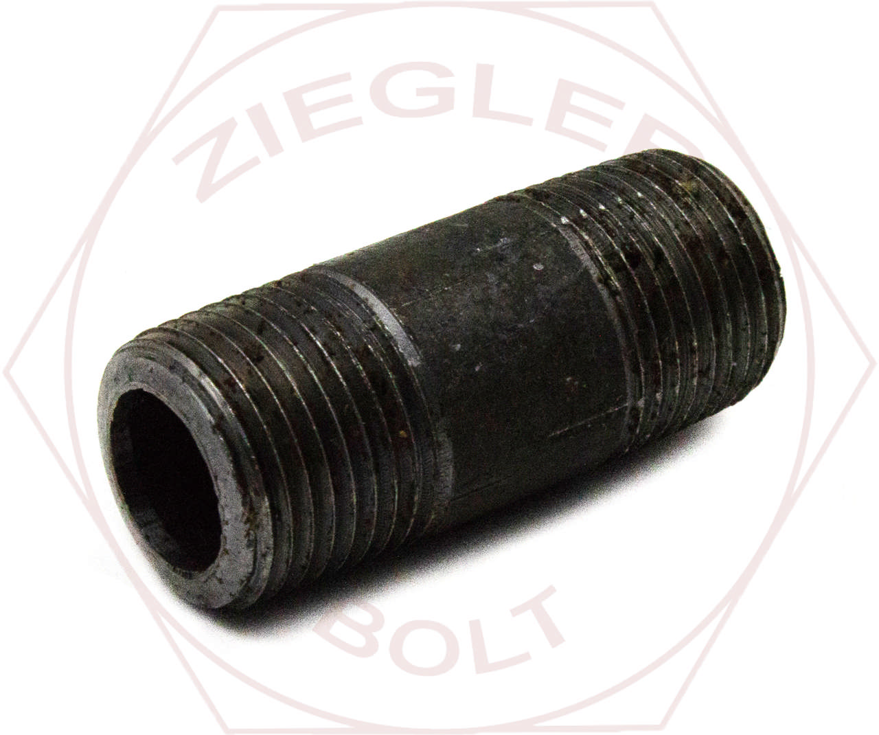 2 X 2-1/2 PIPE NIPPLES BLK IRON SCH. 80