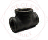 1-1/4 X 3/4 X 3/4 MAL PIPE TEE BLACK