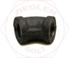 2 PIPE ELBOW BLK IRON 45° DOMESTIC