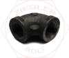 2 PIPE ELBOW BLK IRON 90° DOMESTIC