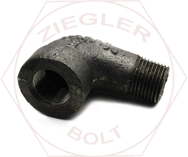 1/4 STREET ELBOW BLK IRON 90° SCH. 80 XH
