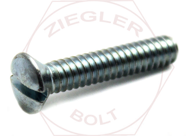 M10-1.5 X 20 SLOT OVAL M/S ZINC